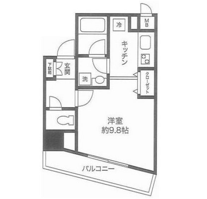 上野賃貸マンション・1K
