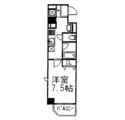 上野賃貸マンション・1K