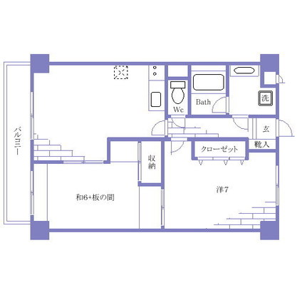 上野 マンション 2DK